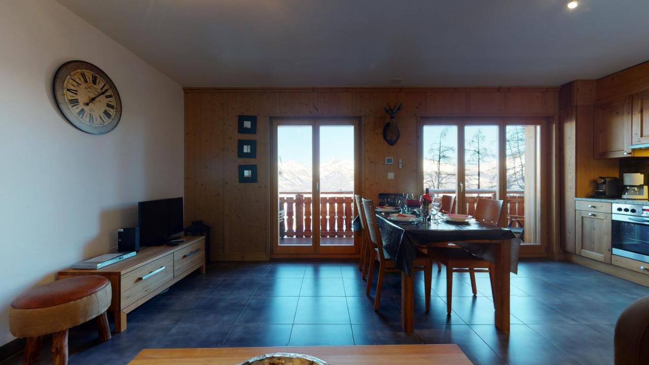 Hauts De Veysonnaz Sauna & View Apartments エクステリア 写真