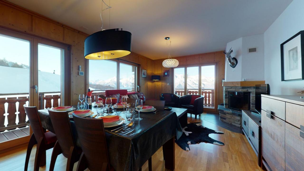 Hauts De Veysonnaz Sauna & View Apartments エクステリア 写真