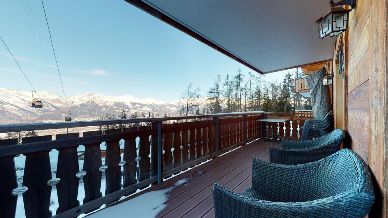 Hauts De Veysonnaz Sauna & View Apartments エクステリア 写真