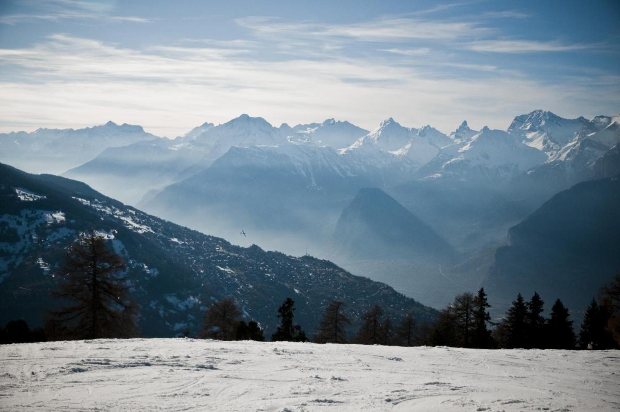 Hauts De Veysonnaz Sauna & View Apartments エクステリア 写真