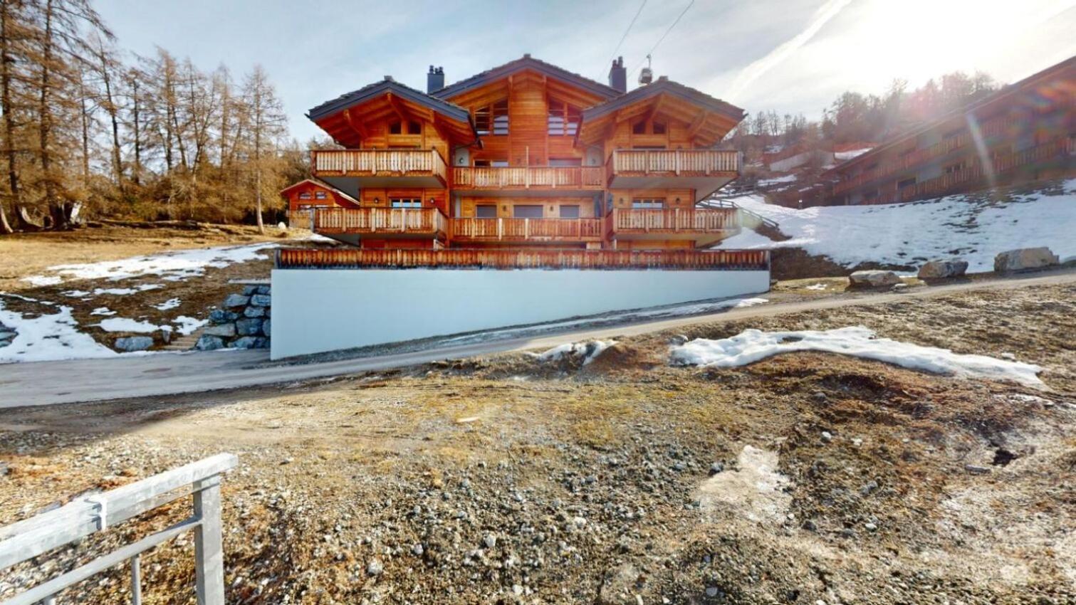 Hauts De Veysonnaz Sauna & View Apartments エクステリア 写真