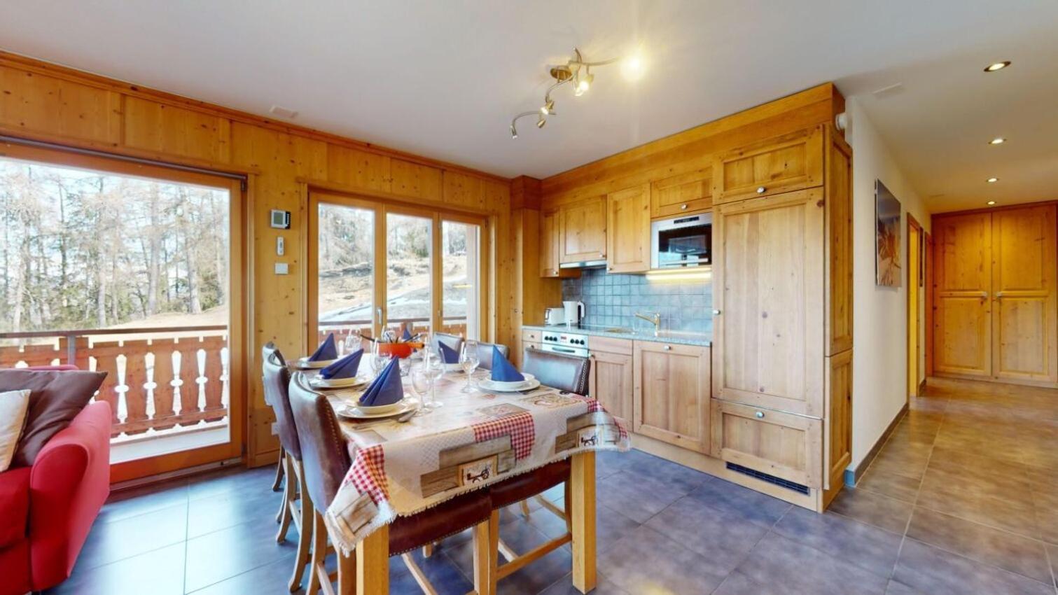 Hauts De Veysonnaz Sauna & View Apartments エクステリア 写真