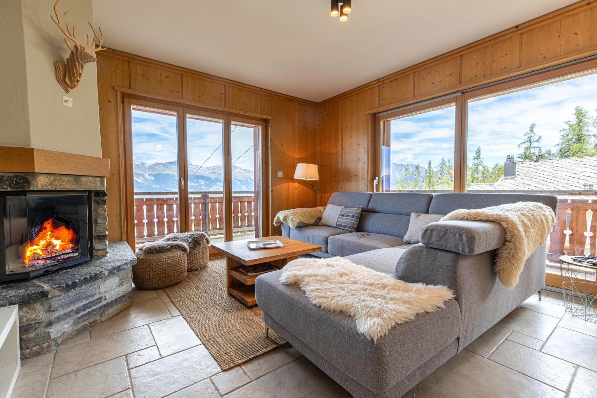 Hauts De Veysonnaz Sauna & View Apartments エクステリア 写真