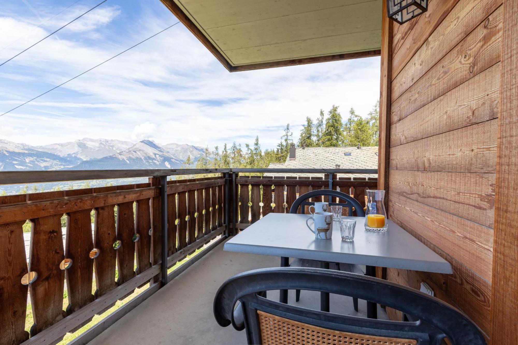 Hauts De Veysonnaz Sauna & View Apartments エクステリア 写真