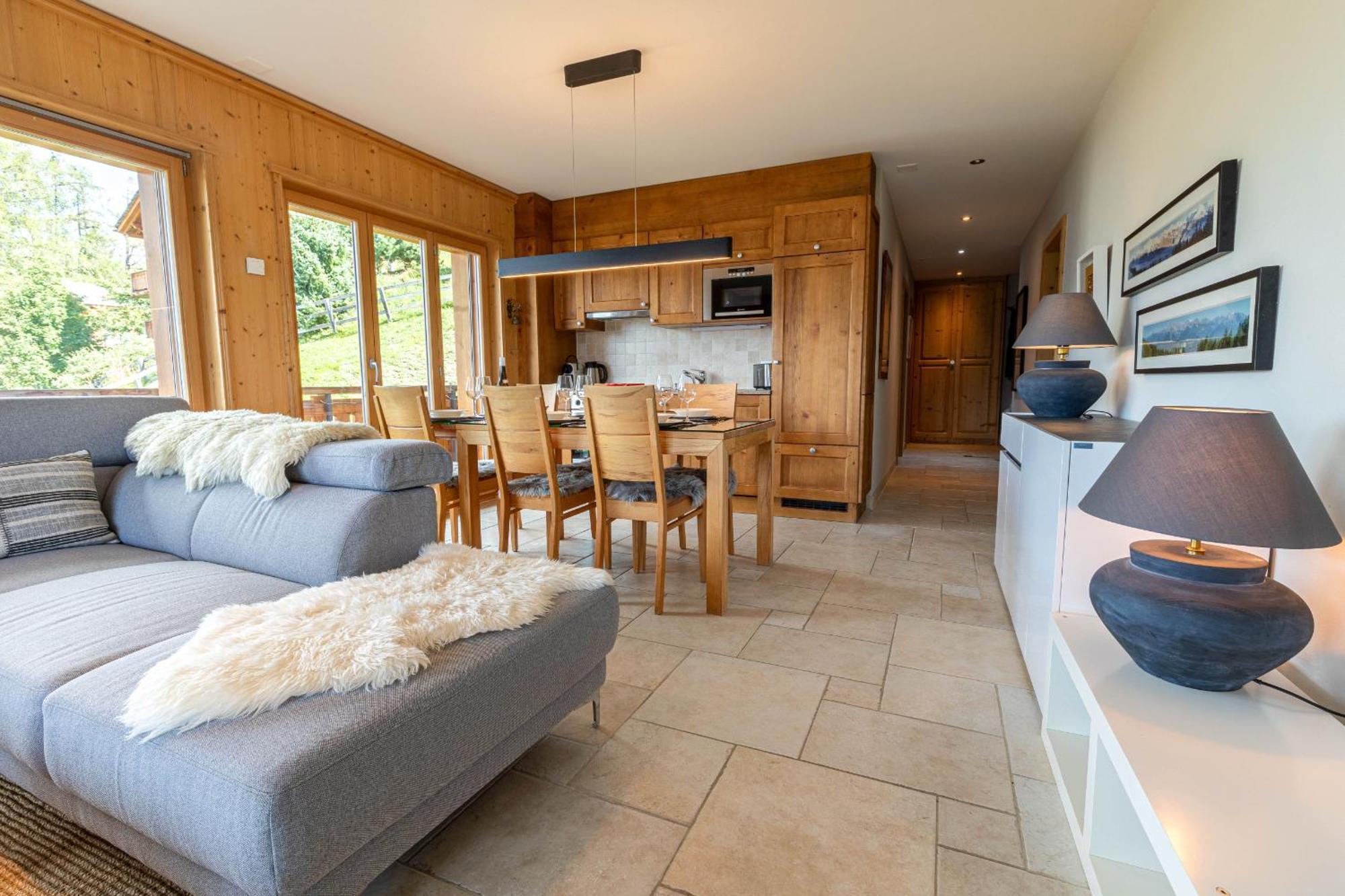 Hauts De Veysonnaz Sauna & View Apartments エクステリア 写真